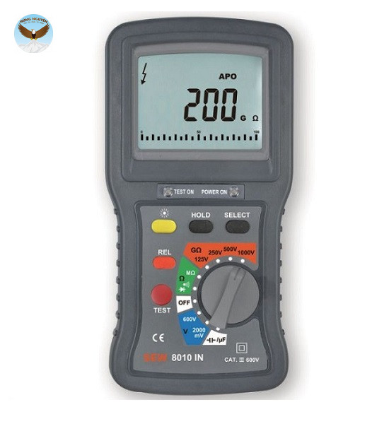 Máy đo điện trở cách điện hiển thị số SEW 8010 IN (1000V, 200GΩ)